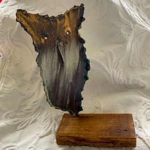 Mid Century Hand crafted Owl Sculpture - Signed Jakson ‘71